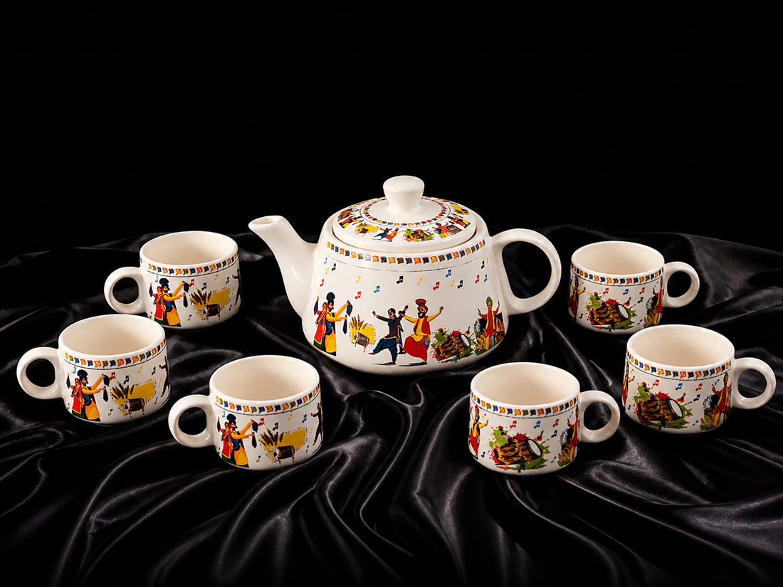 Best Ceramic Tea Pot Sets for Gifting in India – Handcrafted Tea Sets by GupShupCups