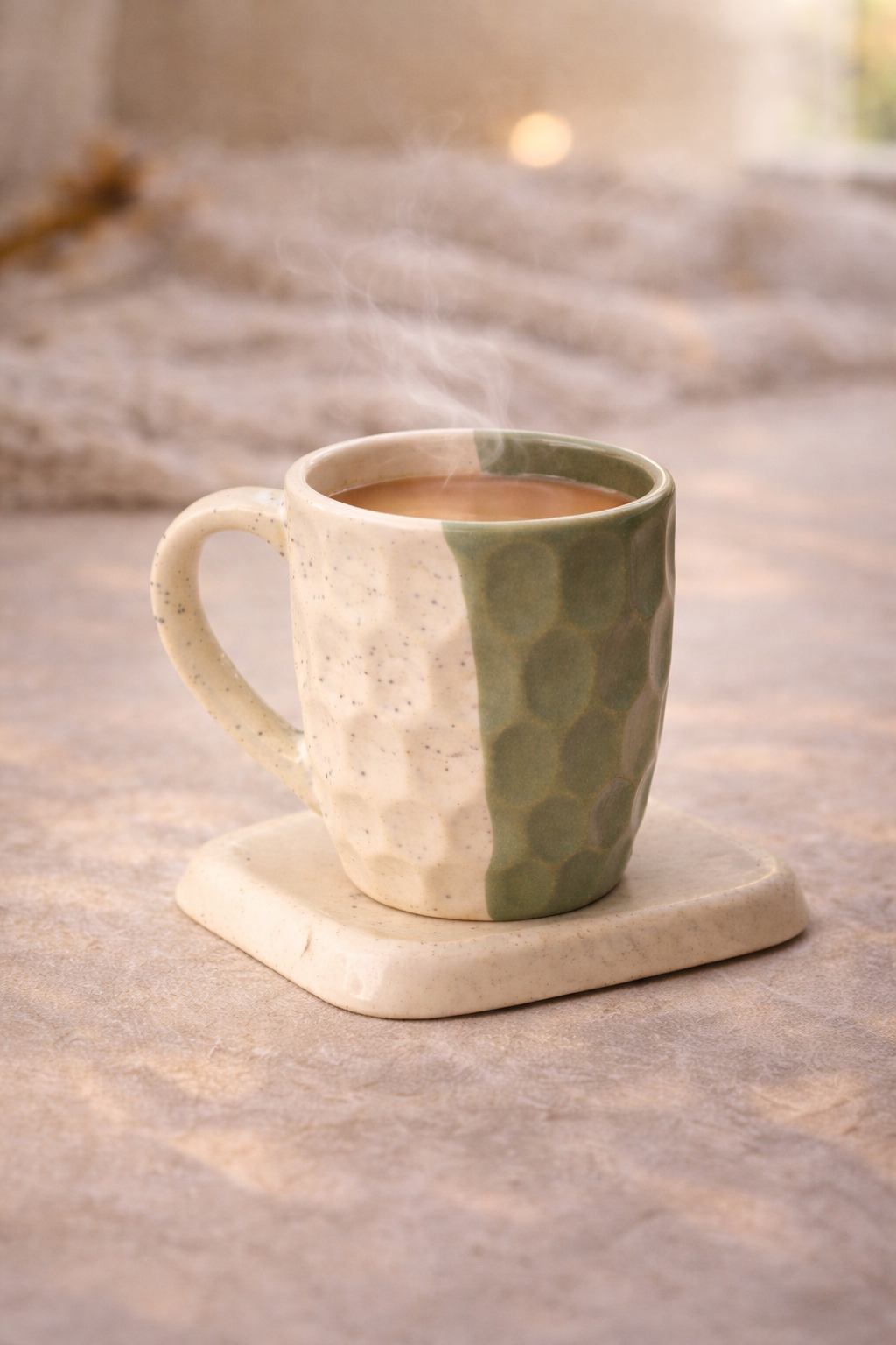 The Honeydew Comfort Mug 🍈 | Handcrafted Ceramic Chai Mug