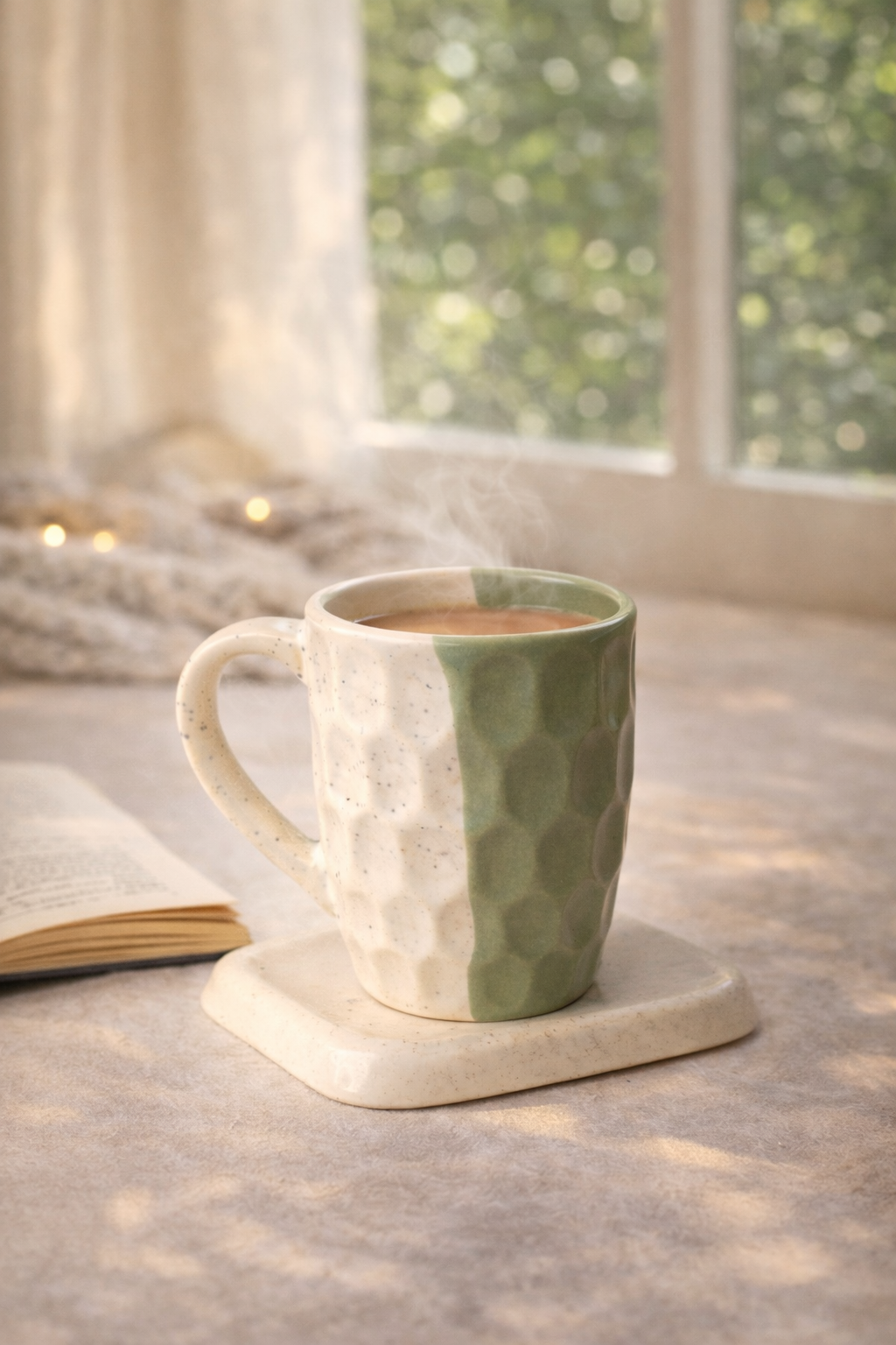 The Honeydew Comfort Mug 🍈 | Handcrafted Ceramic Chai Mug