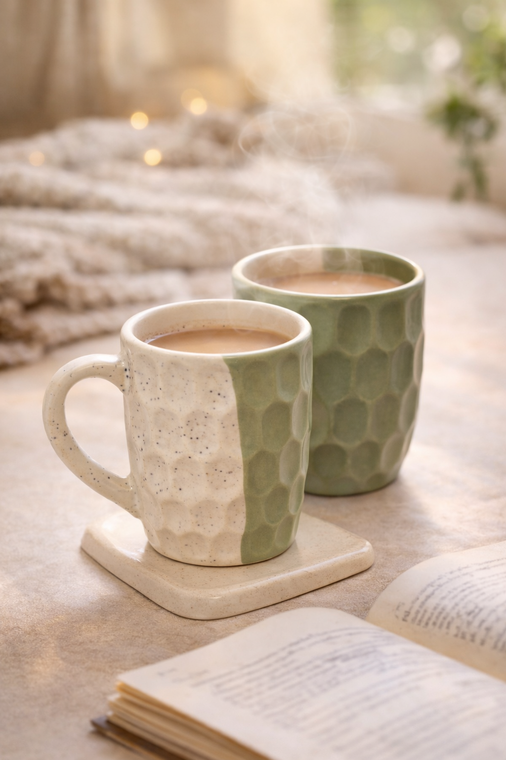 The Honeydew Comfort Mug 🍈 | Handcrafted Ceramic Chai Mug