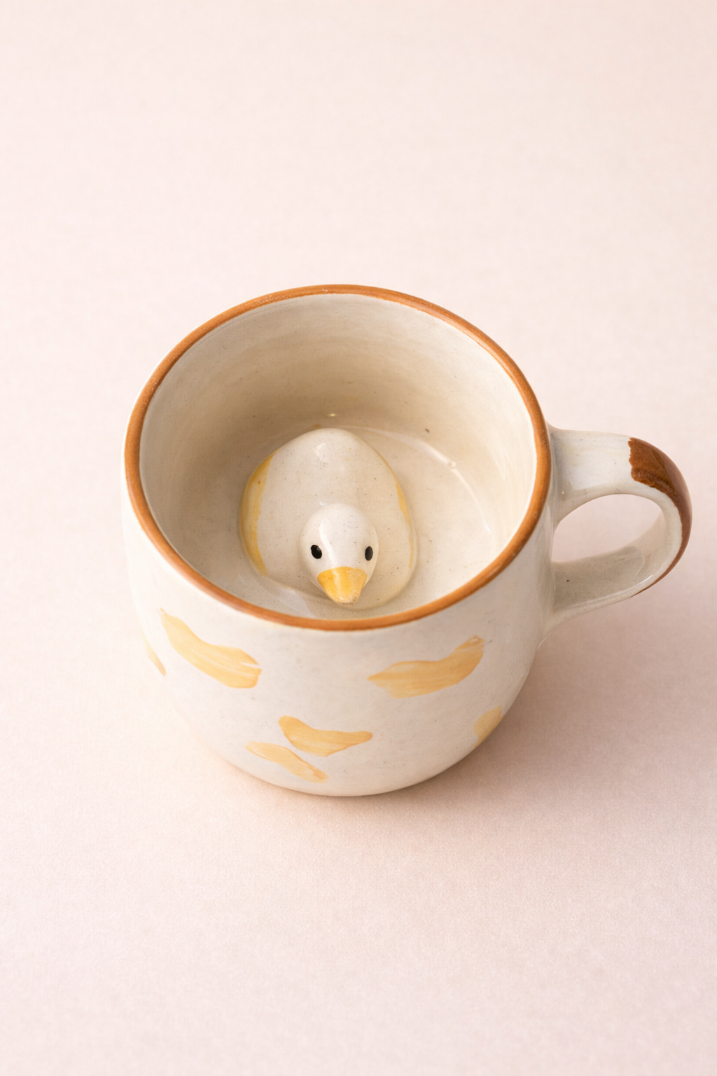 Little Duck Mug | Cute Handcrafted Ceramic Mug for Chai & Coffee by GupShupCups