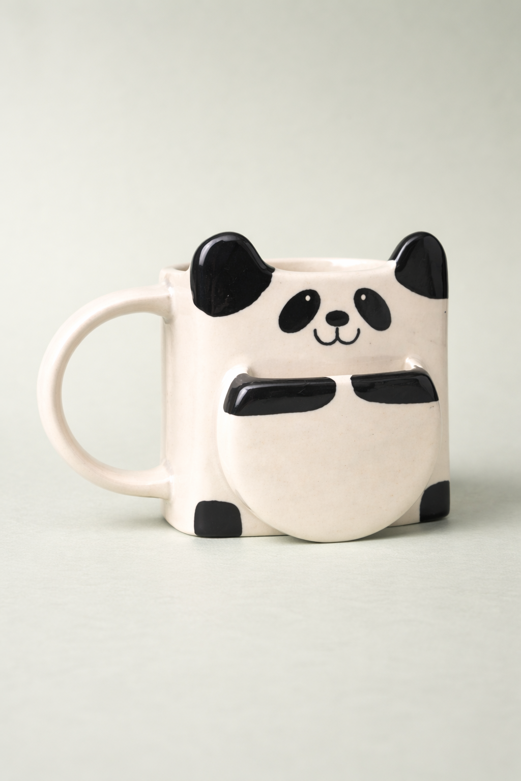 Panda Hug Mug | Cute Handcrafted Ceramic Mug for Chai & Coffee by GupShupCups