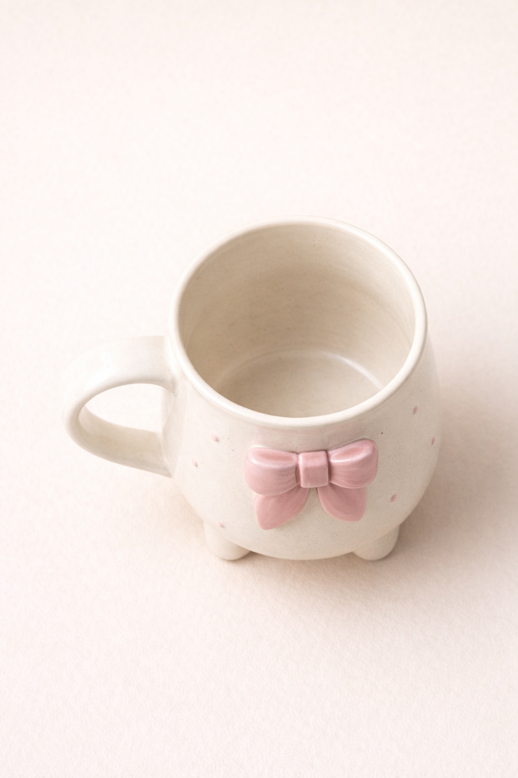 Pink Bow Mug – Cute Ceramic Gift Mug for Her