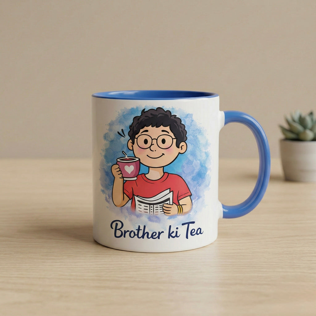 Brother Ki Mug – Ceramic Gift Mug for Brother | Brother Mug India