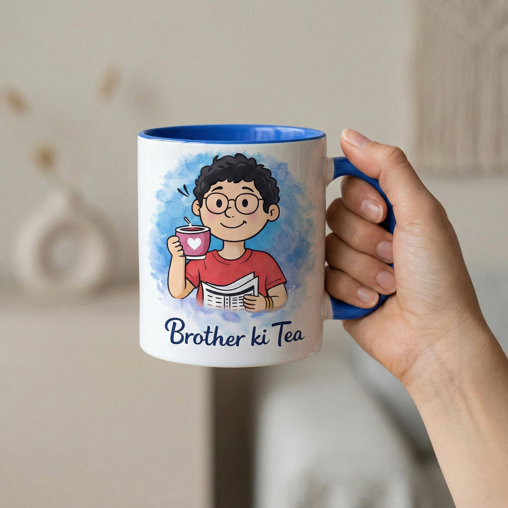 Family Mug Set of 4 – Ceramic Family Gift Set | Family Tea Mug India