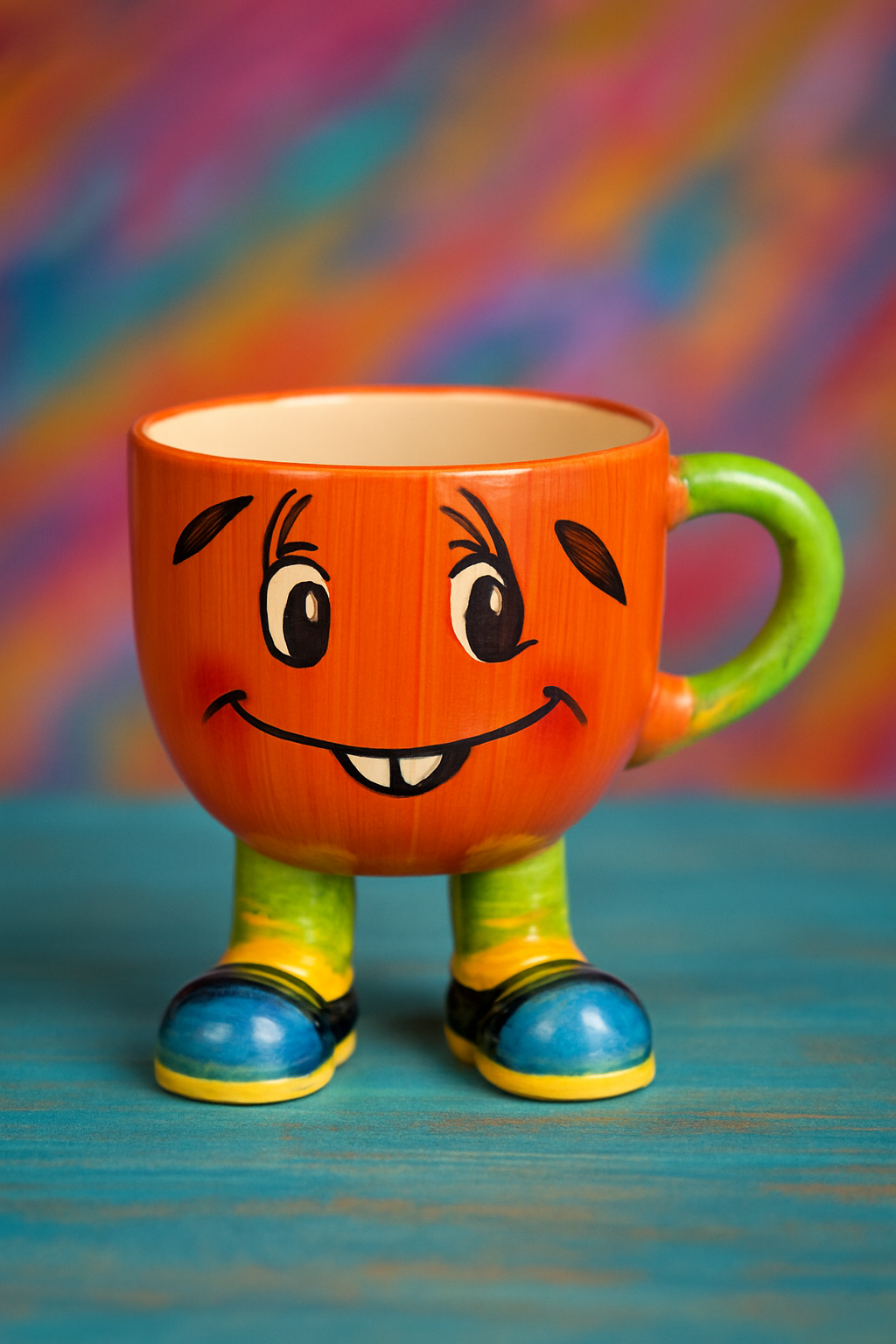 Happy Legs Ceramic Mug Combo (x2) - You Get 2 Cups