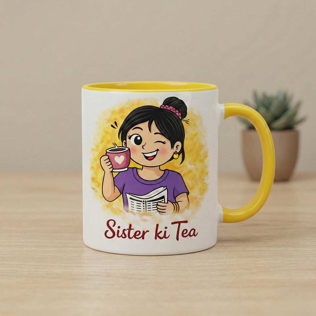 Sister Ki Mug – Ceramic Gift Mug for Sister | Sister Mug India